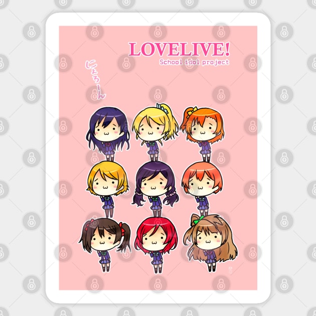 LoveLive! Muse （´・ω・｀） Sticker by candypiggy